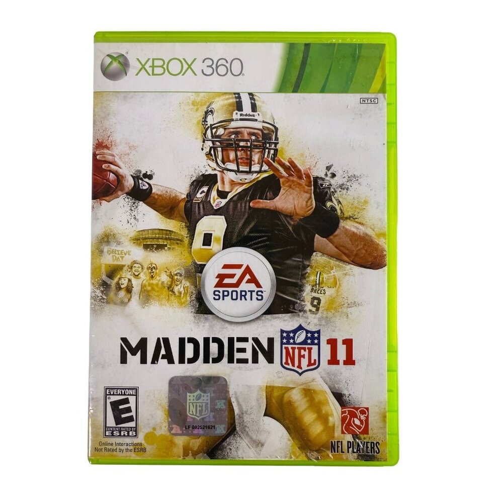 Madden NFL 11 Xbox 360 Video Game Football NFL Drew Brees Multiplayer
